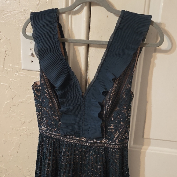 French Connection Teal Dress - Picture 5 of 12